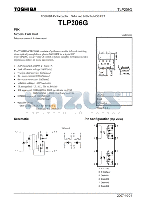 TLP206G datasheet - Measurement Instrument