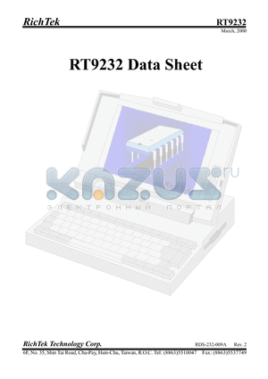 RT9232-CS datasheet - PROGRAMMABLE SYNCHRONOUS PWM BUCK CONVERTER WITH 1.5V/2.5V DUAL LOW DROPOUT LINEAR REGULATOR CONTROLLER AND REFERENCE OUTPUT