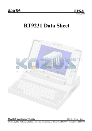 RT9231-CS datasheet - Advaned PWM and Triple Linear Power Controller