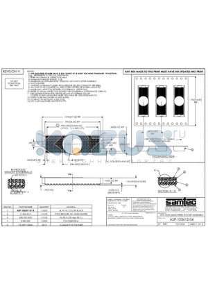 SDB-030-9653 datasheet - VITA 42 lif (LEAD FREE) SOCKET ASSEMBLY