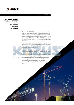 RF-3080-AT001 datasheet - ANTENNA, PORTABLE UHF SATCOM ANTENNA