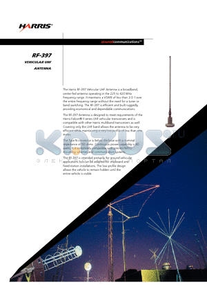 RF-397 datasheet - VEHICULAR UHF ANTENNA