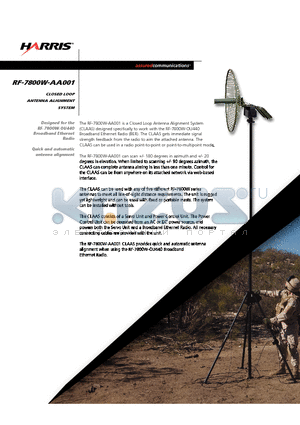 RF-7800W-AA001 datasheet - CLOSED LOOP ANTENNA ALIGNMENT SYSTEM