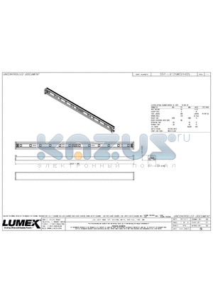 SSP-LB12NW024K05 datasheet - LED LIGHT BAR, 12