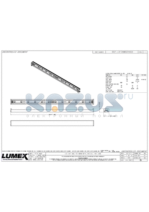 SSP-LB12MW024K03 datasheet - LED LIGHT BAR, 12