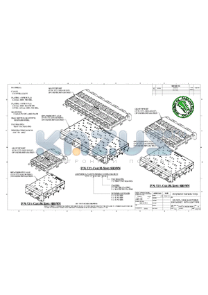 U77-C241M-3081 datasheet - 1XN SFP CAGE ELASTOMER EMI GASKET, WITH LIGHT PIPE