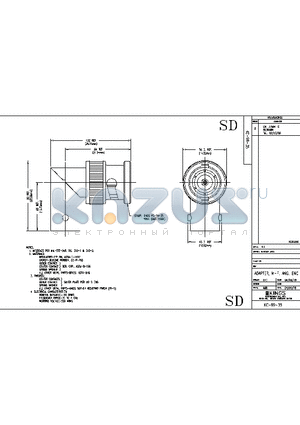 SDKC-99-35 datasheet - ADAPTER, M-F, ANG, BNC