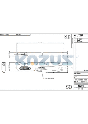 SDKTH-1000 datasheet - HAND CRIMP TOOL