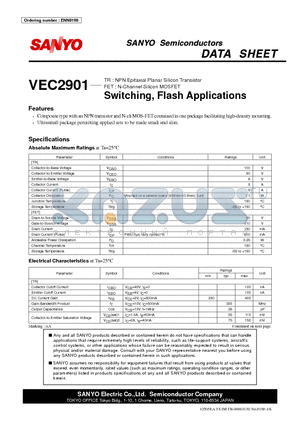 VEC2901 datasheet - Switching, Flash Applications