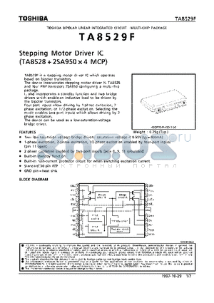 TA8529 datasheet - STEPPING MOTOR DRIVER IC (TA8528  2SA950 x 4 MCP)