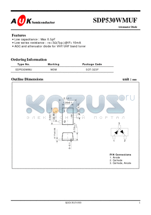 SDP530WMUF datasheet - Attenuator Diode