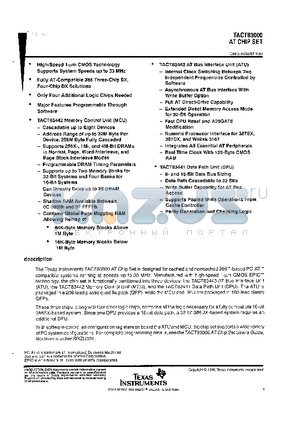 TACT83441 datasheet - AT CHIP SET