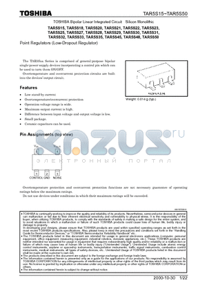 TAR5S15 datasheet - Point Regulators (Low-Dropout Regulator)