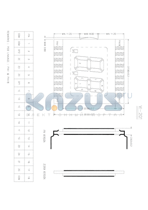 VI-201 datasheet - REMARKS: PCB LINKAGE : PIN1 & PIN18