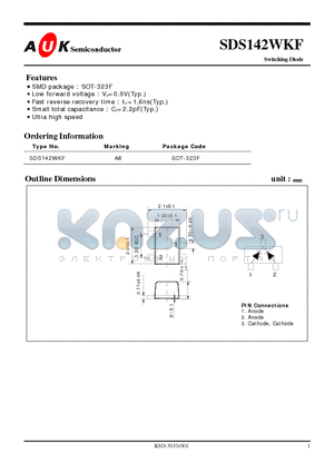 SDS142WKF datasheet - Switching Diode