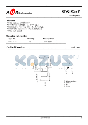 SDS152AF datasheet - Switching Diode