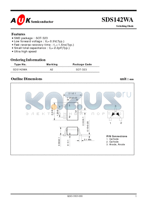 SDS142WA datasheet - Switching Diode