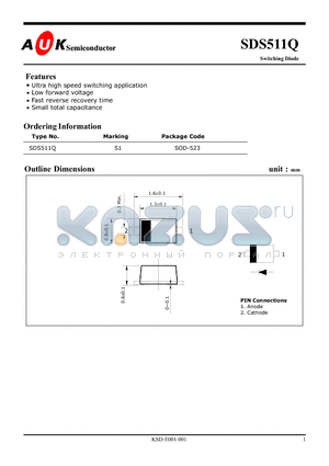 SDS511Q datasheet - Switching Diode