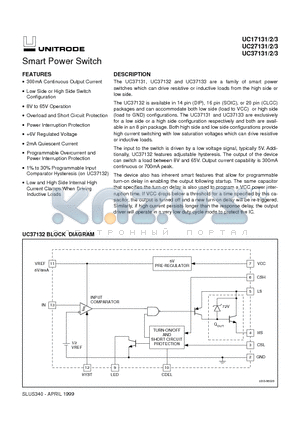 UC17131 datasheet - Smart Power Switch