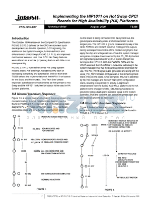 TB386 datasheet - Implementing the HIP1011 on Hot Swap CPCI Boards for High Availability (HA) Platforms