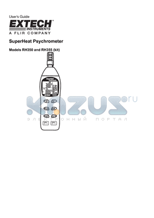 RH350 datasheet - SuperHeat Psychrometer