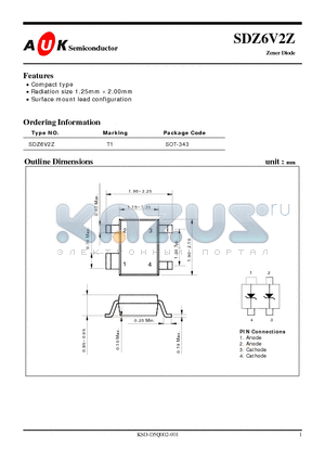 SDZ6V2Z datasheet - Zener Diode