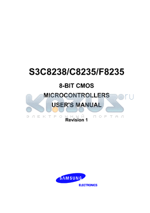 TB8238 datasheet - 8-BIT CMOS MICROCONTROLLERS USERS MANUAL