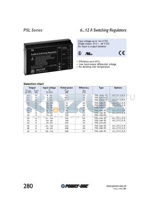 PSL156-7R datasheet - 6...12 A Switching Regulators