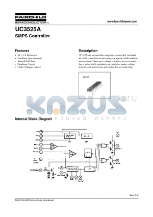 UC3525 datasheet - SMPS Controller