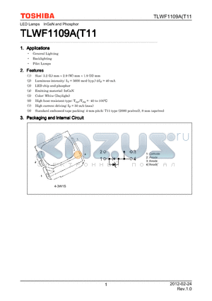 TLWF1109A datasheet - General Lighting