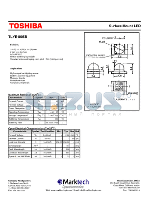 TLYE1005B datasheet - Surface Mount LED