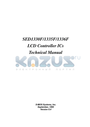SED1336F datasheet - LCD Controller ICs