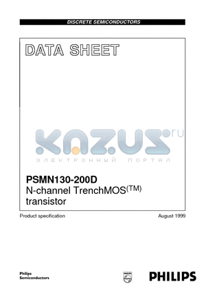 PSMN130-200D datasheet - N-channel TrenchMOS transistor