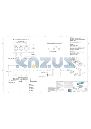 TBR-06-197 datasheet - Recommended P.C.B. Layout