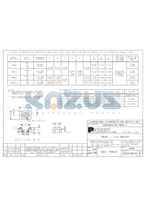 TM3S2510 datasheet - TIE MOUNT