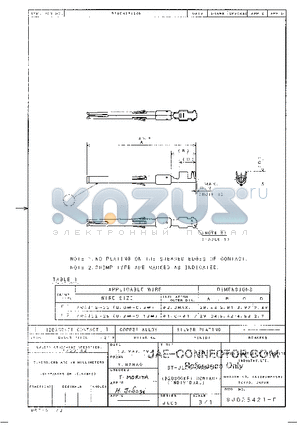 ST-JL05-20S-C1 datasheet - 20 SOCKET CONTACT