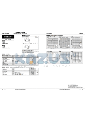 ST02-33G1 datasheet - Power zener Diode