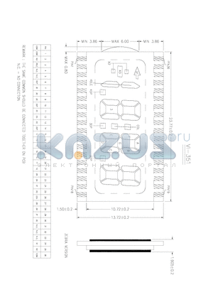 VI-351 datasheet - REMARK: THE SAME COMMON SHOULD BE CONNECTED TOGETHER ON PCB N.C =NO CONNECTION