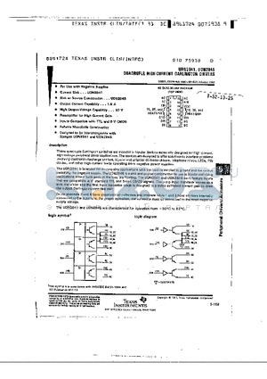 UDN2841 datasheet - QUADRUPLE HIGH-CURRENT DARLINGTON DRIVERS