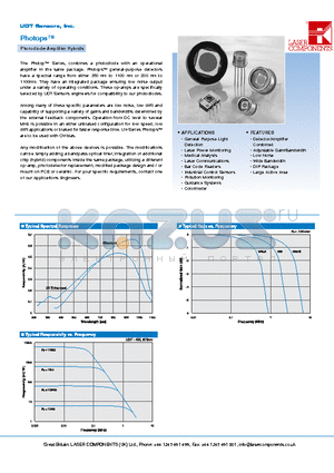 UDT-455 datasheet - Amplifier Hybrids