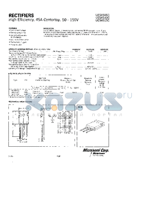 UES4515C datasheet - RECTIFIERS