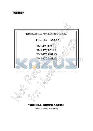 TMP47C101PG datasheet - Document Change Notification