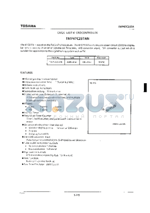 TMP47C237AN datasheet - CMOS 4-BIT MICROCONTROLLER