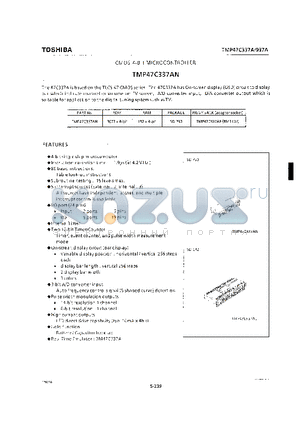 TMP47C337AN datasheet - CMOS 4-BIT MICROCONTROLLER