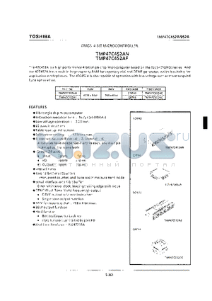 TMP47C452AN datasheet - CMOS 4-BIT MICROCONTROLLER