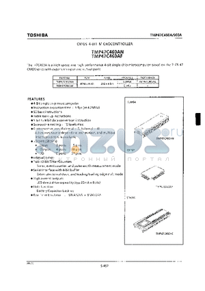 TMP47C960A datasheet - CMOS 4 BIT MICROCONTROLLER