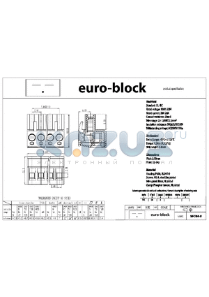 SFC04-5 datasheet - Standard : UL - IEC 300V - 320V 20A - 24A