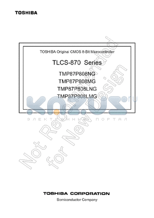TMP87P808MG datasheet - TLCS-870 Series