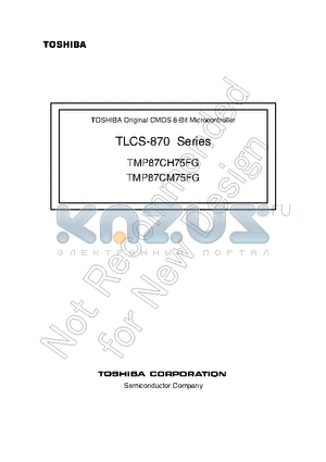 TMP87CM75FG datasheet - TLCS-870 Series