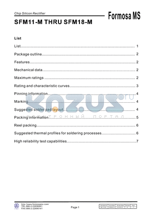 SFM16-M datasheet - Super fast recovery type